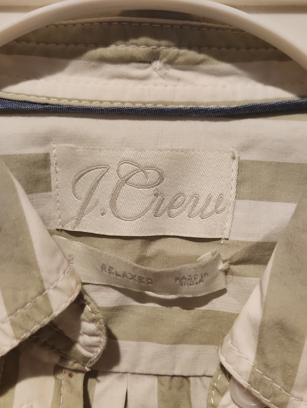 ❤️ J. CREW RELAXED FIT RELAXED COTTON POLIN BUTTON-UP SHIRT IN BOLD STRIPE, 2 - Picture 5 of 11